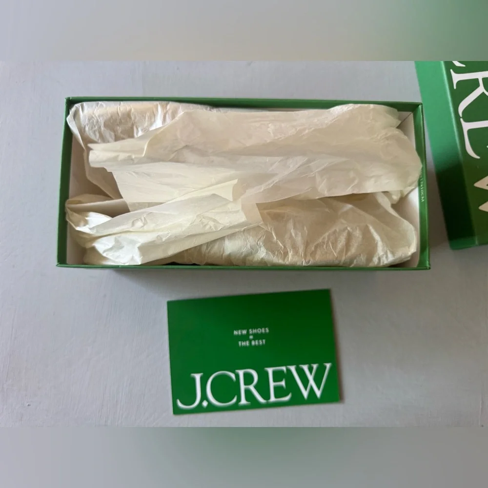 NWT JCREW Capri thong sandals in metallic leather